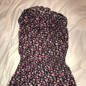 Floral print romper